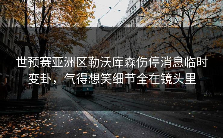 世预赛亚洲区勒沃库森伤停消息临时变卦,气得想笑细节全在镜头里 世预赛亚洲区勒沃库森伤停消息临时变卦,气得想笑细节全在镜头里